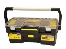 Stanley 197514 24-Inch Toolbox With Tote Tray Organiser £41.99